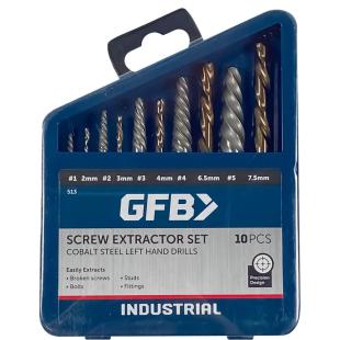 TOOLS SCREW EXTRACTOR SET (10/PCE)