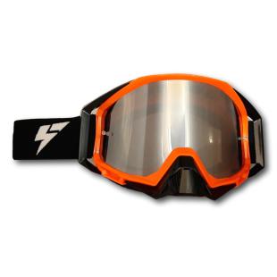 GOGGLE LY100-64 ORG/BLK CHROME LENS