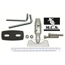 MIRROR UNI FAIRING MOUNT SILVER