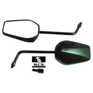 MIRROR UNI PRO-RACE R/H&L/H BLK