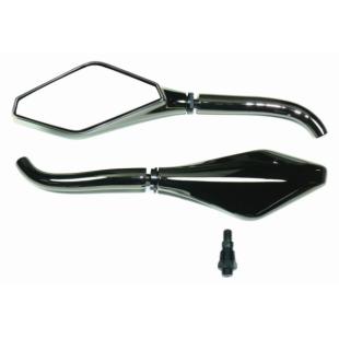 MIRROR BLK CHROME DAGGER L/H
