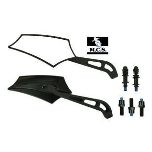 MIRROR UNI TALON BLACK (PAIR)