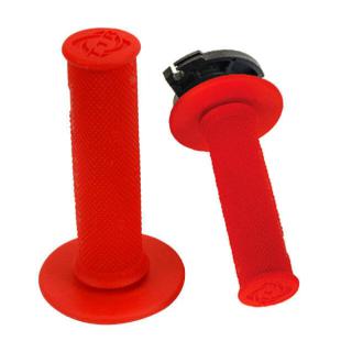 GRIPS MX TORC1 HOT LAP LOCKON RED SOFT