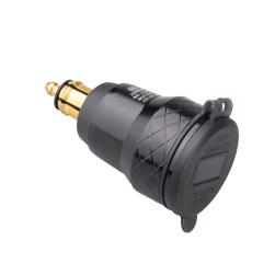ELECTRICAL DUAL ADAPTER USB-A AND USB-C W VOLTMETER & ON/OFF
