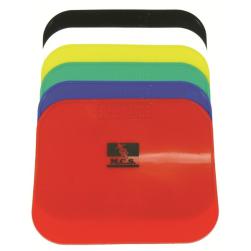 RACE PLATE UNI SQUARE BLUE