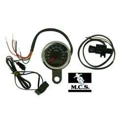 SPEEDO CABLE/ELECT/TRIP 48mm CHROME