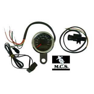 SPEEDO CABLE/ELECT/TRIP 48mm CHROME