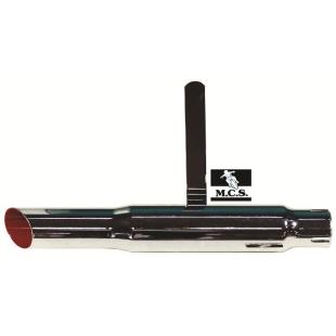 MUFFLER UNI CHROME SLASH CUT