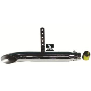 MUFFLER UNI CHROME TURN OUTS (WB)