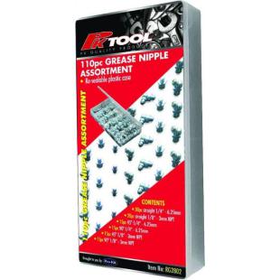 TOOLS GREASE NIPPLE KIT (110 pce)