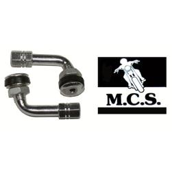 VALVE STEM ALLOY 90 DEG SILVER (PAIR)