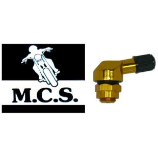 VALVE STEM ALLOY 90 DEG 10mm GOLD