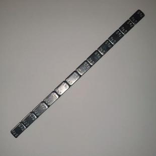 WHEEL WEIGHTS STICK-ON SILVER 5gm BOX 50 - 12mm WIDE x 4mm HIGH