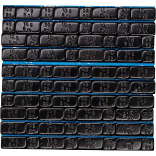 WHEEL WEIGHTS STICK-ON NARROW 5/10gm BLK