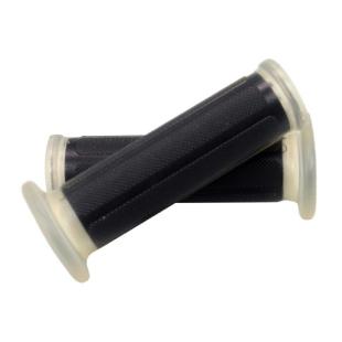 GRIPS OPEN END RACE BLACK/CLEAR
