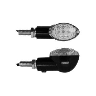 INDICATOR MINI CAT EYE   BLACK-TOP GUN CLEAR LENS PR