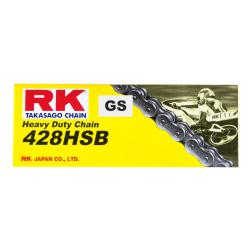 RK CHAIN 428H/HSB-136L GOLD (Up to 200cc)