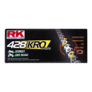 RK CHAIN 428KRO-144L O/RING XR190CT