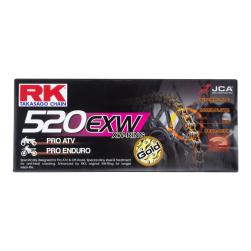 RK CHAIN 520EXW-120L X-RING GOLD (Up to 750cc)