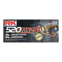 RK CHAIN 520MXZ-120L MXZ GOLD (Up to 500cc)
