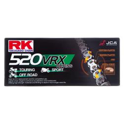 RK CHAIN 520VRX-120L X/RING (Up to 750cc)