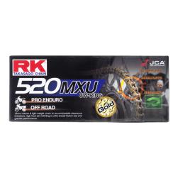 RK CHAIN 520MXU-120L MXUW-RING GOLD (Up to 500cc)