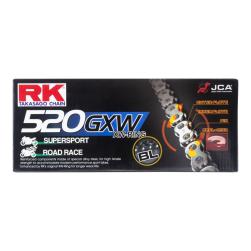 RK CHAIN 520GXW120L XW-RING BLACK (Up to 1200cc)