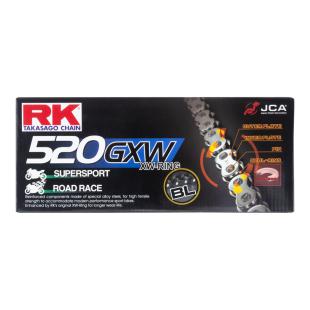 RK CHAIN 520GXW120L XW-RING BLACK (Up to 1200cc)