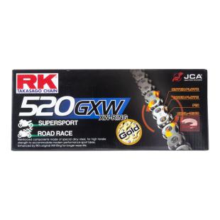 RK CHAIN 520GXW120L  XW-RING GOLD (Up to 1200cc)