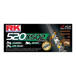 RK CHAIN 520XSO-120L X-RING GOLD (Up to 900cc)
