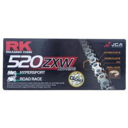 RK CHAIN 520 ZXW120L XW-RING GOLD (Up to 1200cc)