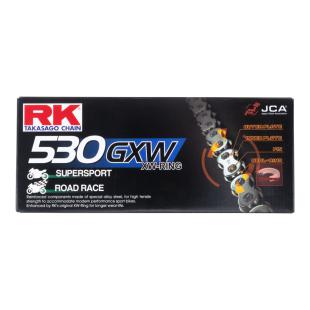 RK CHAIN 530GXW - 124L X-RING (Up to 1400cc)