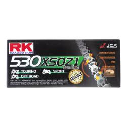 RK CHAIN 530XSO-114L X-RING GOLD (Up to 1000cc)