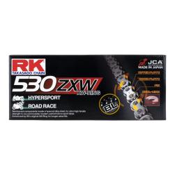 RK CHAIN 530ZXW - 120L XW-RING BLACK (Up to 1400cc)