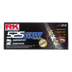 RK CHAIN 525GXW-120L XW-RING GOLD (Up to 1300cc)