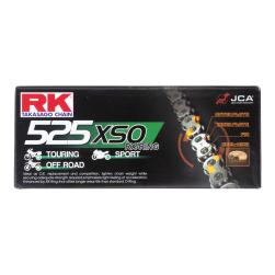 RK CHAIN 525XSO-124L RX-RING (Up to 900cc)