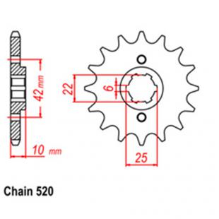 SPROCKET 15T HONDA