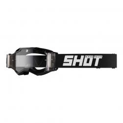 SHOT ASSAULT 2.0 SOLID ROLL OFF GOGGLES BLACK GLOSSY