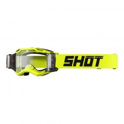 SHOT ASSAULT 2.0 SOLID ROLL OFF GOGGLES NEON YELLOW GLOSSY