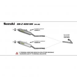 ARROW SLIPON SUZ DRZ400SM ALU 05>
