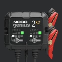 BATTERY CHARGER NOCO GENIUS 2X2 BANK CHARGER - 6/12V 2A x 2 Batteries