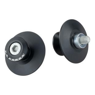 STAND KNOBS S/ARM 8mm x 1.25 PITCH CURVED BLACK
