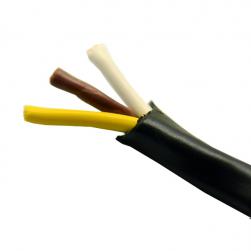 ELECTRICAL WIRE BROWN/YELLOW/WHITE 30m