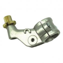 LEVER BRACKET YAM/SUZ R/H 2 PCE ALLOY SIL