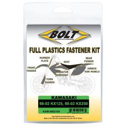 BOLT KIT PLASTICS KAW KX125/250 98-02