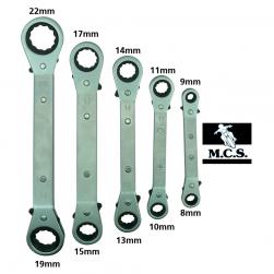 TOOLS SPANNER RATCHET RING 5pce